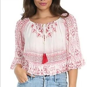 RAGA Maria Peasant Blouse NWT